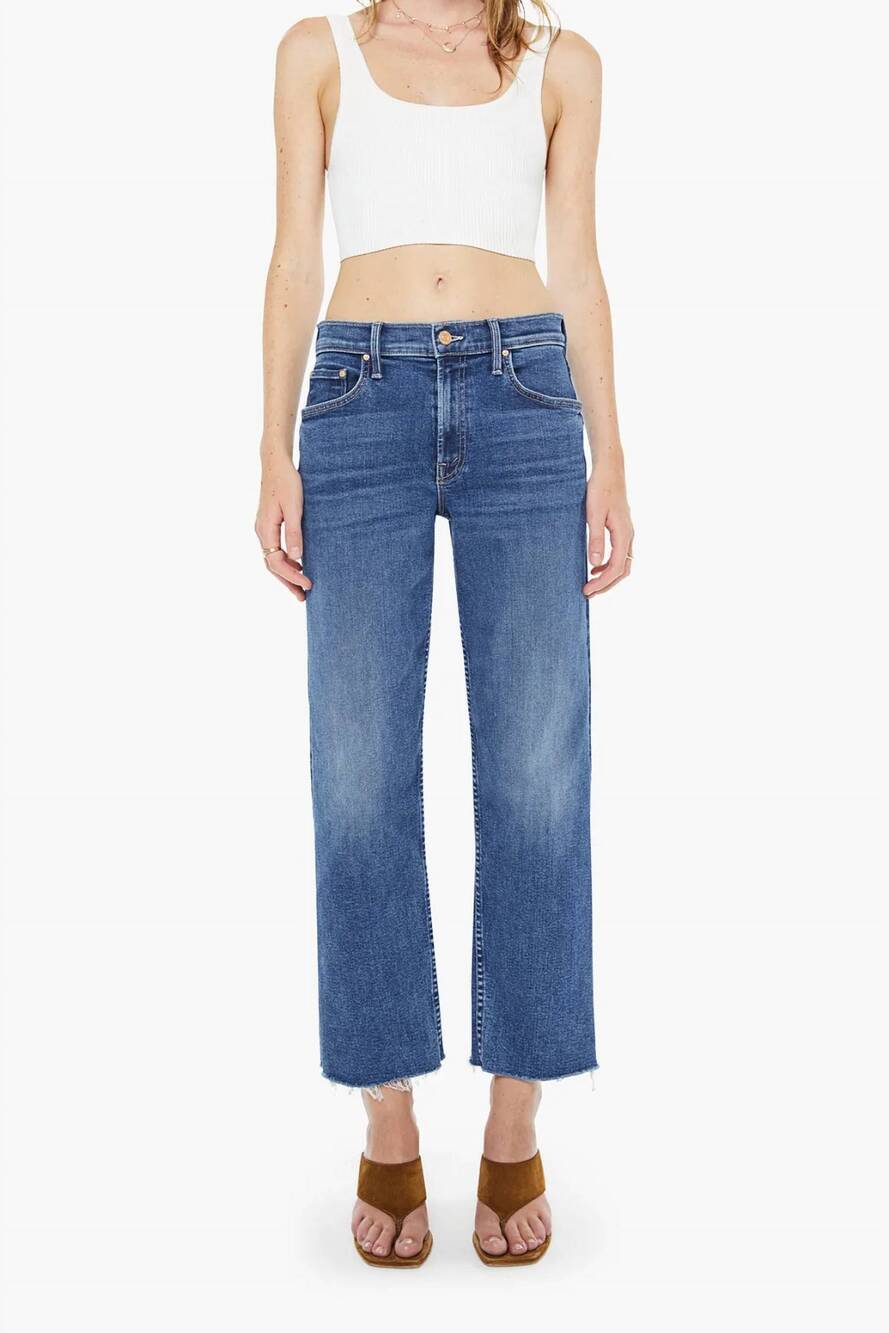 NEW MOTHER newbie ankle fray jean in prized possession